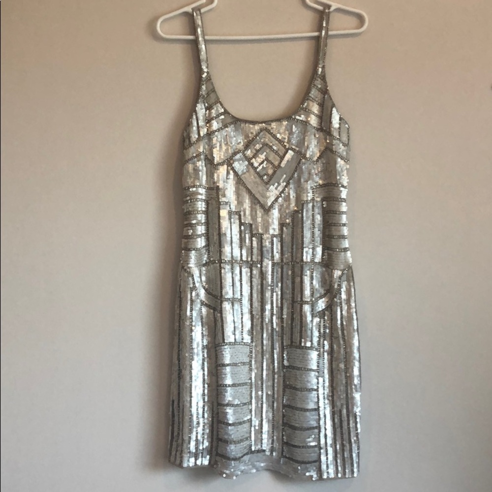 Adrianna Papell Sequin Dress